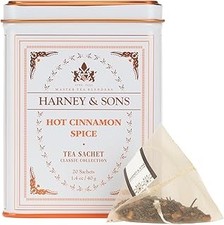  Free Duty Tax Harney  Sons Classic Hot Cinnamon Spice Tea, 20 Tea Sachets