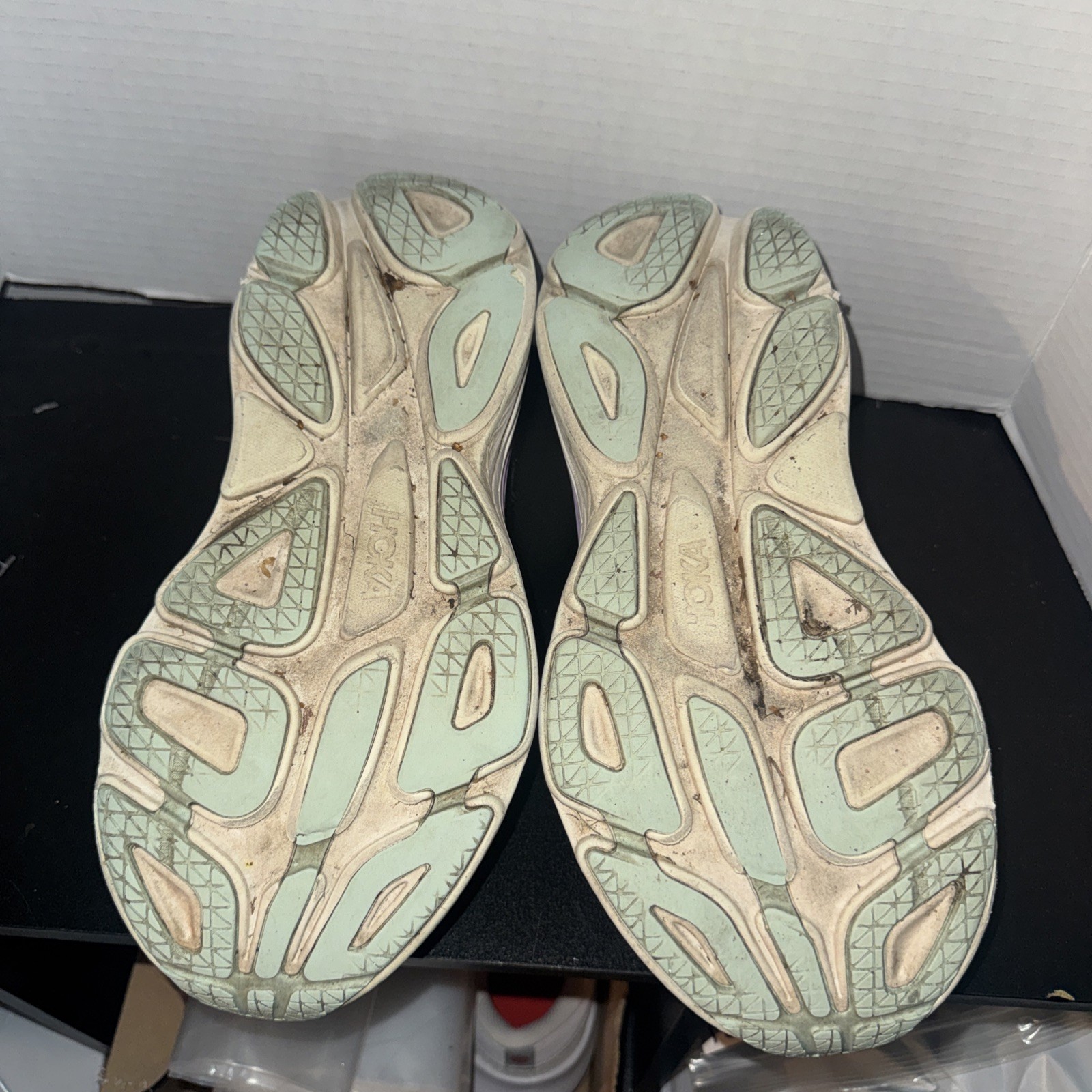 Hoka One One Bondi 8 1127954-ABSO Womens 10 D Wide Running Shoes Airy Blue thumbnail 6