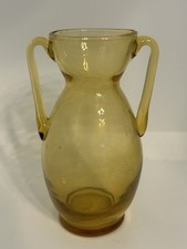 Raro antico vaso Soffiato a due manici Murano primi '900