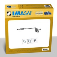 Imasaf Auspuff Msd, Mitteltopf für Renault R21 + Stufenheck 1.7 54KW O.Kat