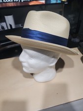 Dobbs Fifth Avenue Florentine Milan Straw Sz 58 7 1/4
