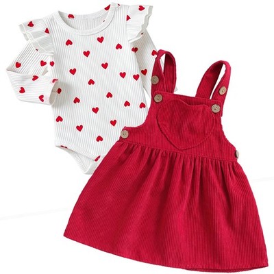 Babykleidung Mädchen Geburt Set Baby Mädchen Langarm mit Rüschen