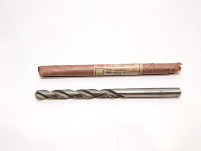 1/2'' Twist Drill HSS Cleveland Twist Drill Cle-Forge Straight Shank USA Vtg