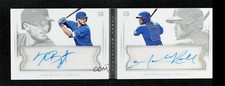 2015 Panini National Treasures 10/25 Kris Bryant Addison Russell #1 Auto xr1