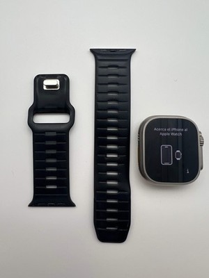 Apple Watch Ultra A2622 49mm GPS + Cellular Silver Titanium Used A Clean IMEI