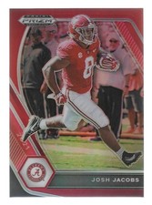 2021 Panini Prizm Draft Picks – Red Prizm #95 Josh Jacobs /299 – Alabama