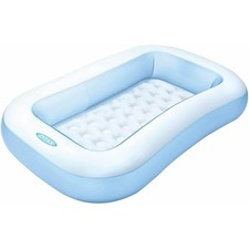 Intex Babypool blau Planschbecken rechteckiger faltbarer Kinderpool 57403NP