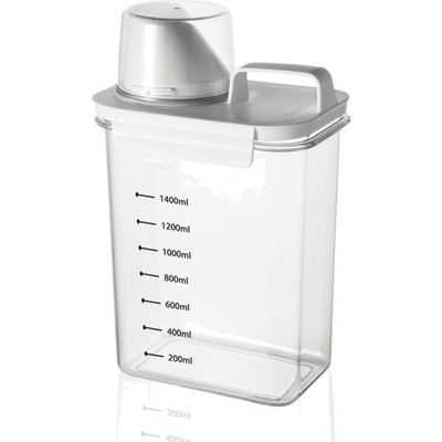 Aufbewahrungsbox Müsli, Trockenfutter, Mehl, Reis, Waschmittel 1800ml