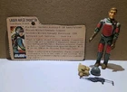 1982 ARAH GI Joe Flash straight arm, File card and accessories