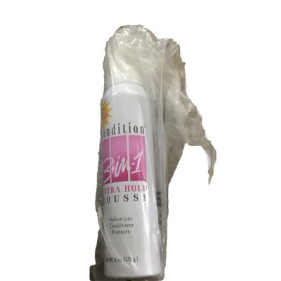 ( 1 ) Condition 3-In-1 Extra Hold Mousse w/ Sunscreen~Volumizes & Protects~6 oz.