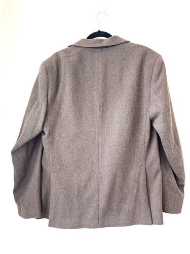 Zara Men’s HERRINGBONE TEXTURED JACKET Large - Picture 5 of 7