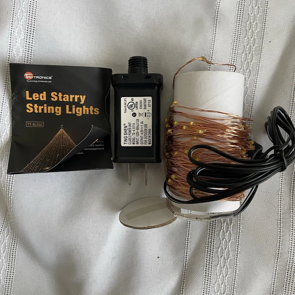 TaoTronics: TT-SL032, Indoor & Outdoor LED String Lights Set, Warm White - Image 3 of 4