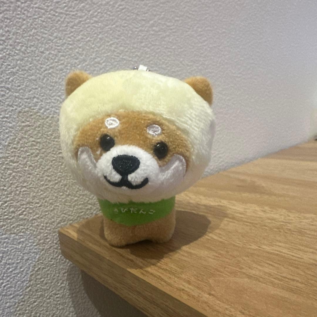 Juego de 1 llavero Traveling Mameshiba mascota Okayama Kibidango coleccionable