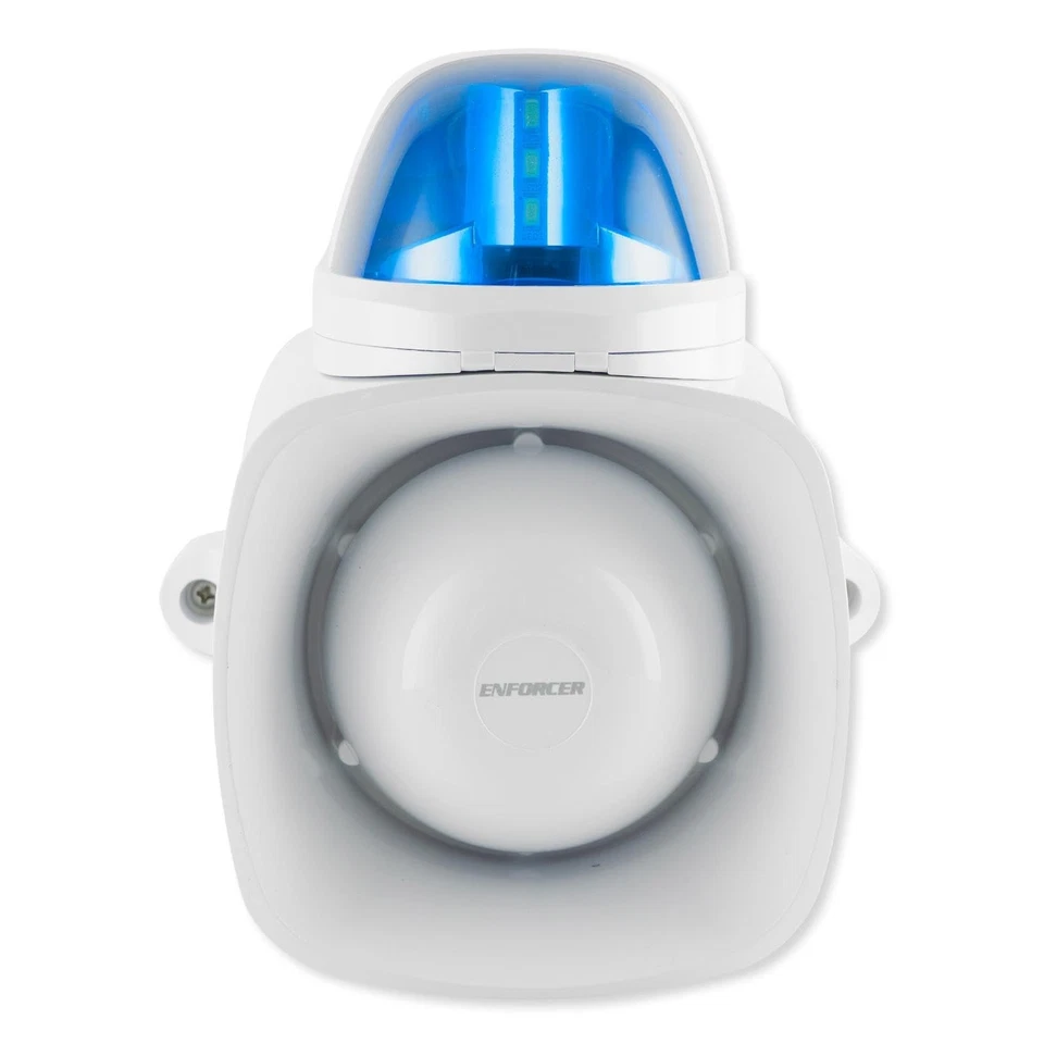 Seco-Larm SH-816S-SQ/B Enforcer Siren/Strobe with Audio Input, Blue - Image 2 of 4
