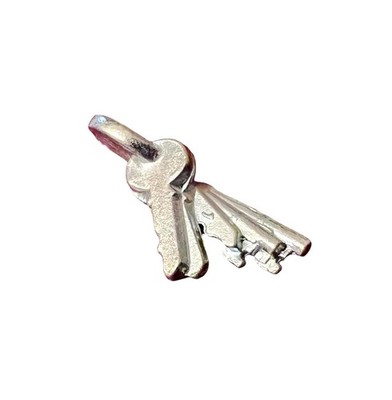 Monopoly Game Replacement Mover Token Piece Set of Keys on Key ring for Property