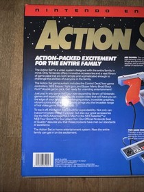 Nintendo NES Action Set Box Controller Gun Duck Hunt/Super Mario Bro Game New