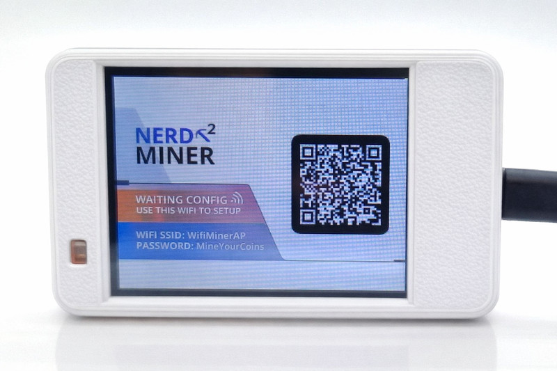 Slim Snap Case For ESP32 2.8" Screen CYD Boards or NerdMiner NM Miner - White