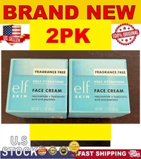 e.l.f. Skin Holy Hydration! FaceCream - Fragrance Free Brand NEW 2 PK