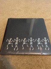 Creative Memories 12x12 Black Mica Skeletons Hide Eek Flex Hinge Album Cover