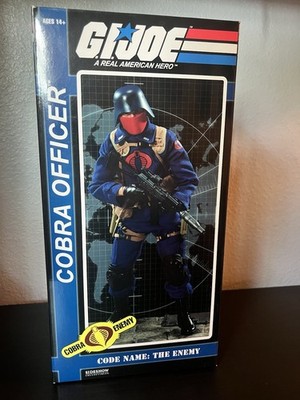 sideshow gi joe 1/6 Cobra Officer Classified