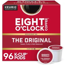 Eight O Clock, The Original, Keurig K-Cup Pods, Medium Roast Coffee, 96 Count