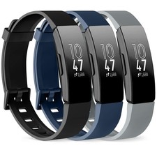 Pack 3 Silicone Bands for Fitbit Inspire HR Fitbit Inspire 2 Fitbit Inspir...