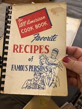 Ruston, Louisiana Burgessville Home Demo Club Reicpes of Famous Persons 1954