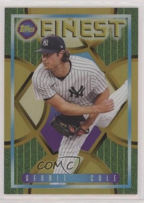 2022 Topps Finest Flashbacks Gold Refractor 3/50 Gerrit Cole #68 jc3
