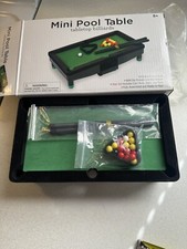 Mini Pool Table Set Portable Small Tabletop Billiards Game