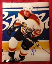 Florida Panthers SIGNED 8x10 PHOTO of Rhett Warrener NHL