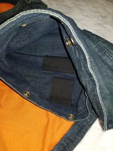 MILWAUKEE PERFORMANCE MENS BLUE COTTON DENIM VEST w/ CONCEAL GUN POCKET - SAFW - Picture 16 of 22