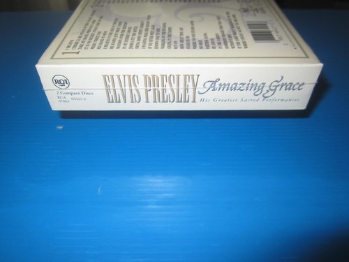 ELVIS PRESLEY- AMAZING GRACE 2XCD BOX SET- RCA 07863 66421 2 SEALED 1994 US - Foto 3 di 6