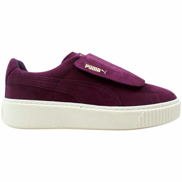 puma suede platform purple
