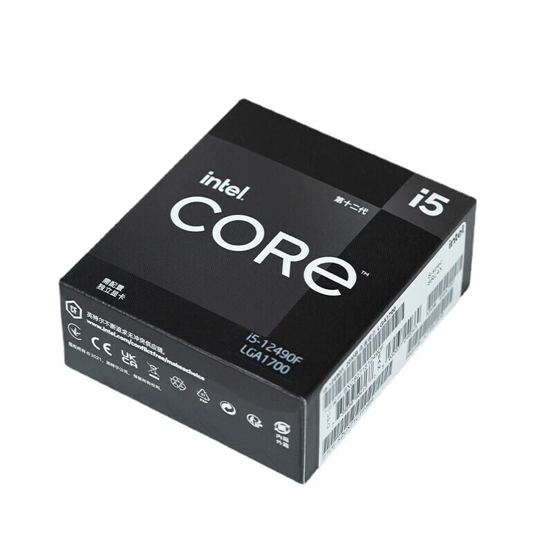 NEW Intel Core i5 12490F 3.0GHz 6-Core 12-Thread CPU 10NM L3=20M