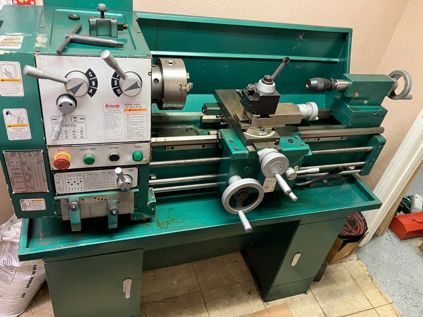 GRIZZLY G4002 METALWORKING LATHE eBay