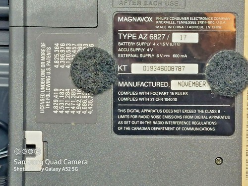 Laserline CD DVD Portable Hard Case 16 Disc Holder + Portable Player 4 Parts - Picture 8 of 12