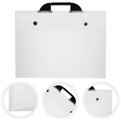  2 Count Tragbares Portfolio Kunsttasche Taschenhalter Geldbörse Reisen