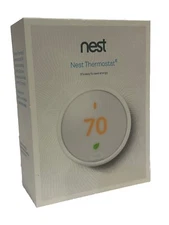 Nest Thermostat E Programmable Smart Thermostat For Home - White (T4000ES)