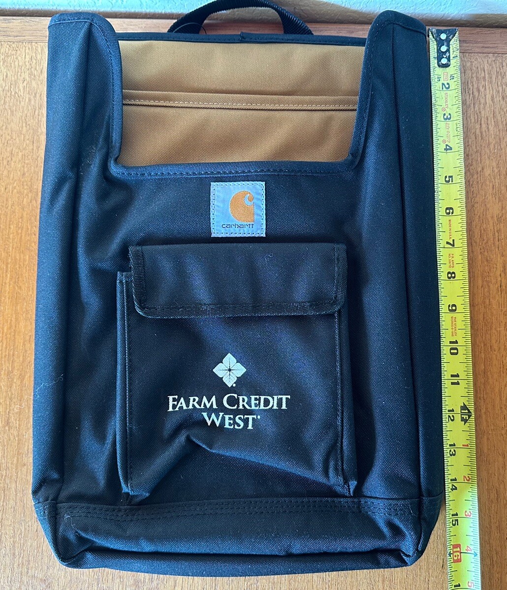 NWT CARHARTT Front Seat Car Organizer BlackFarm Credit Logo eBay