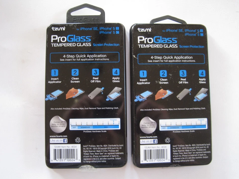 Cell Phone Tempered Glass Screen Protector-Fits iPhone 5/5s-Lot of 2 - Image 2 of 2