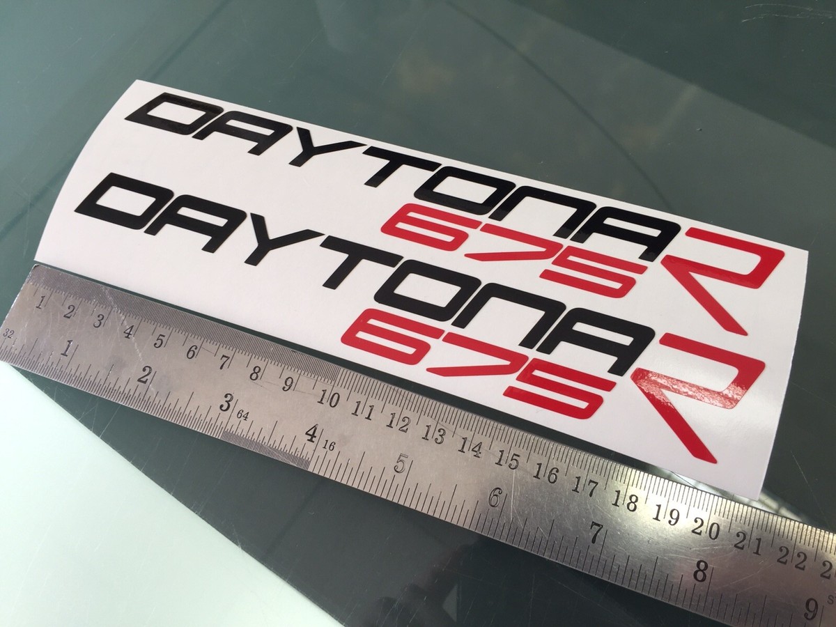 Daytona 675R Fairing Decals / Stickers NEW!! (Any Colour*) | eBay