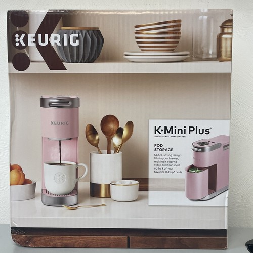 Keurig KMini Single Serve KCup Pod Coffee Maker, Dusty Rose, 6 to 12