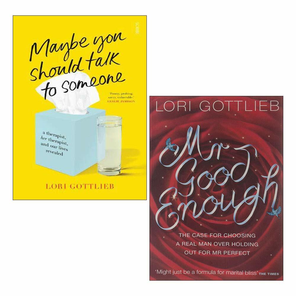 Lori Gottlieb 2 Books Collection Set (Maybe You Should Talk to Someone, Mr Good)