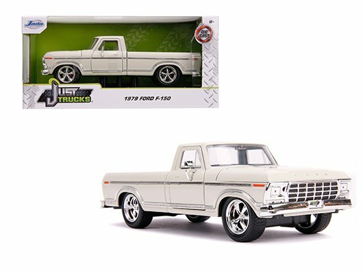 Jada 124 Wb Just Trucks 1979 Ford F 150 Stock Diecast Car Model 31589 Cream