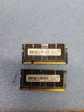 Original Used 2GB 2x 1GB Kit Compaq Presario F500 / F700 DDR2 Laptop RAM Memory
