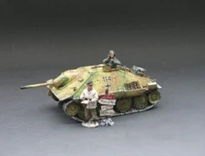 King & Country BBG05 German Pea Dot Camo Panzer Hetzer Tank Hunter & 2 Figs New