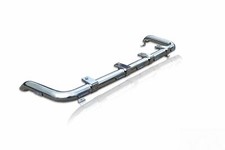 Barre De Toit B + Leds Pour Renault Trafic 2002 - 2014 Acier Inoxydable Plat