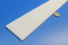 Hdpe White Bar .125" (1/8") Thick x 2.25" Wide x 36" Long, 6 Pcs, 18 Ft