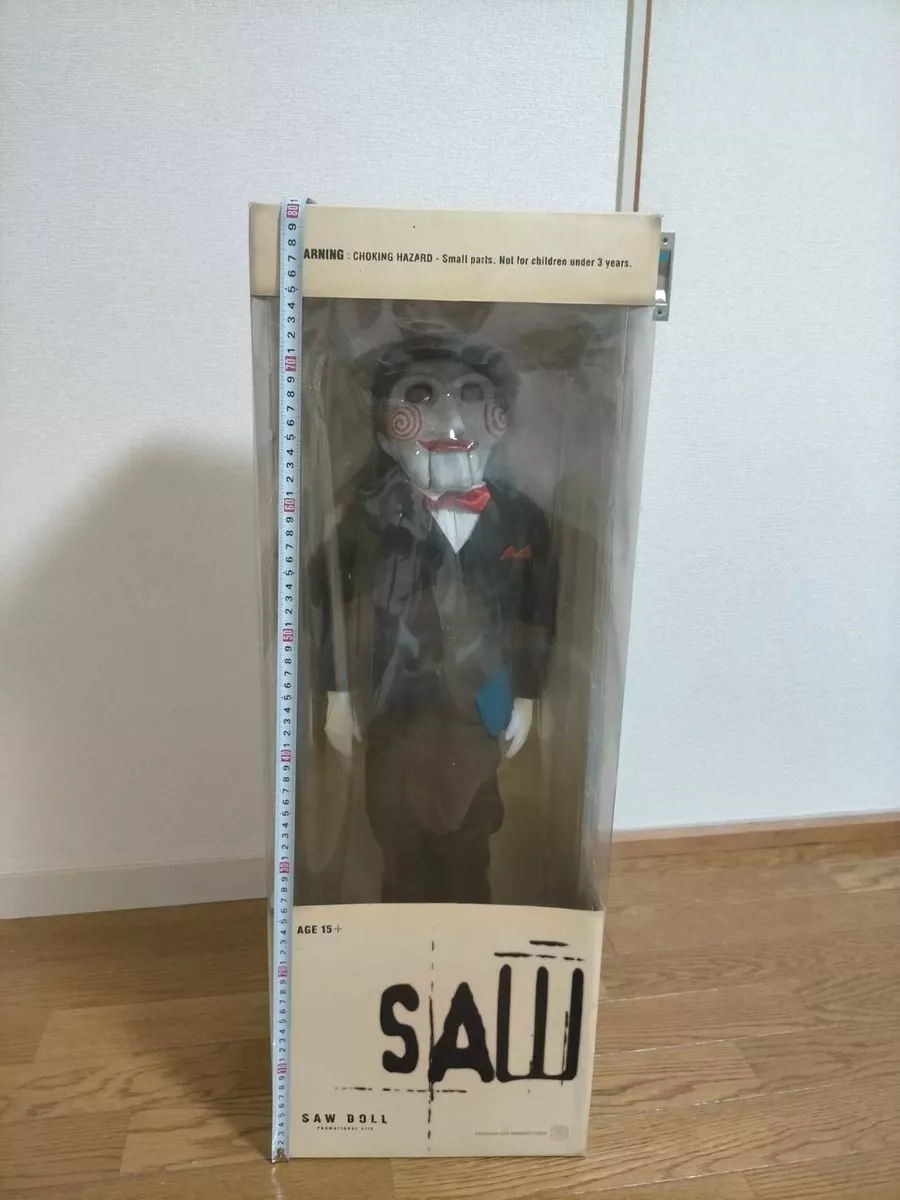 Saw Jigsaw Horror Zombie Movie Puppet Billy 70cm Limited Figure Plush Doll  2006