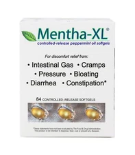 Mentha-XL 84cnt Softgels for IBS - - #1 Gastroenterologist Recommended Brand ...